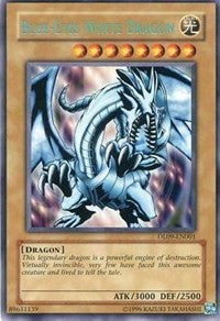 Blue-Eyes White Dragon (Blue) [DL09-EN001] Rare | Exor Games Truro