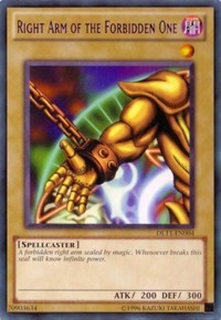 Right Arm of the Forbidden One (Purple) [DL11-EN004] Rare | Exor Games Truro