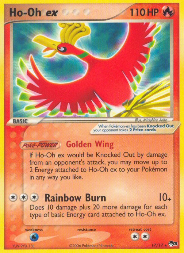 Ho-Oh ex (17/17) (Holo) [POP Series 3] | Exor Games Truro