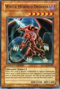 White-Horned Dragon [GXNG-EN001] Ultra Rare | Exor Games Truro