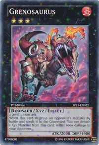 Grenosaurus [SP13-EN022] Starfoil Rare | Exor Games Truro