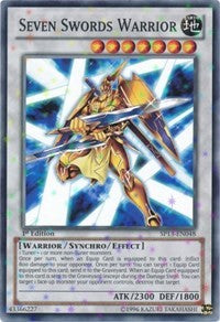 Seven Swords Warrior [SP13-EN048] Starfoil Rare | Exor Games Truro
