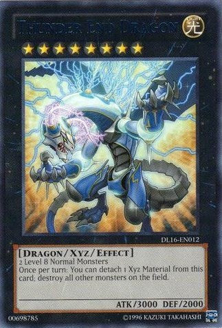 Thunder End Dragon (Blue) [DL16-EN012] Rare | Exor Games Truro