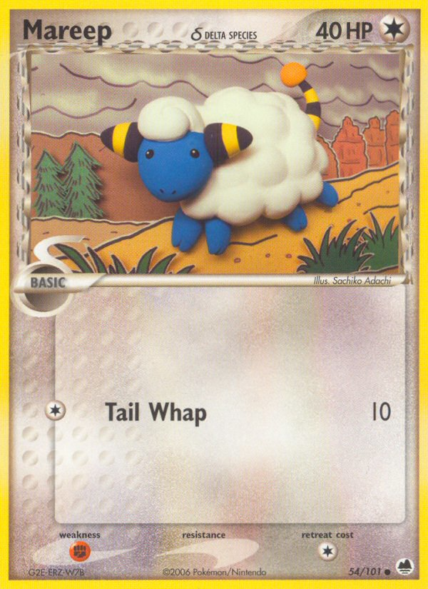 Mareep (54/101) (Delta Species) [EX: Dragon Frontiers] | Exor Games Truro