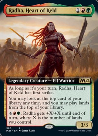 Radha, Heart of Keld (Extended Art) [Core Set 2021] | Exor Games Truro