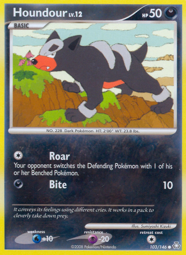 Houndour (103/146) [Diamond & Pearl: Legends Awakened] | Exor Games Truro