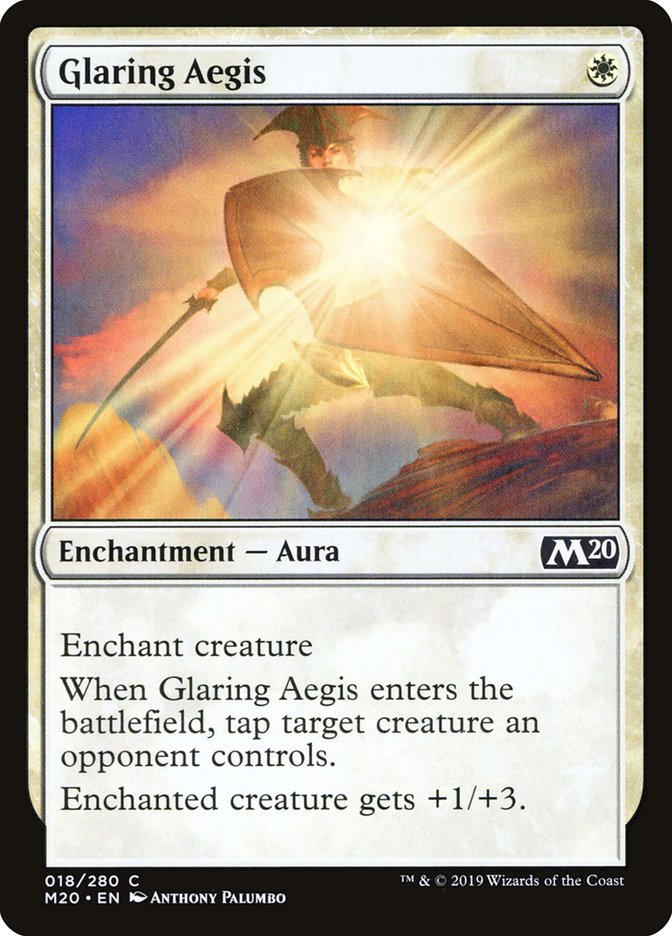 Glaring Aegis [Core Set 2020] | Exor Games Truro