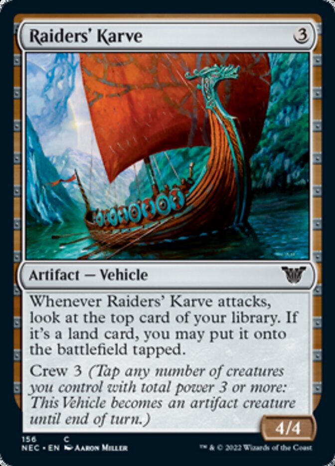 Raiders' Karve [Kamigawa: Neon Dynasty Commander] | Exor Games Truro