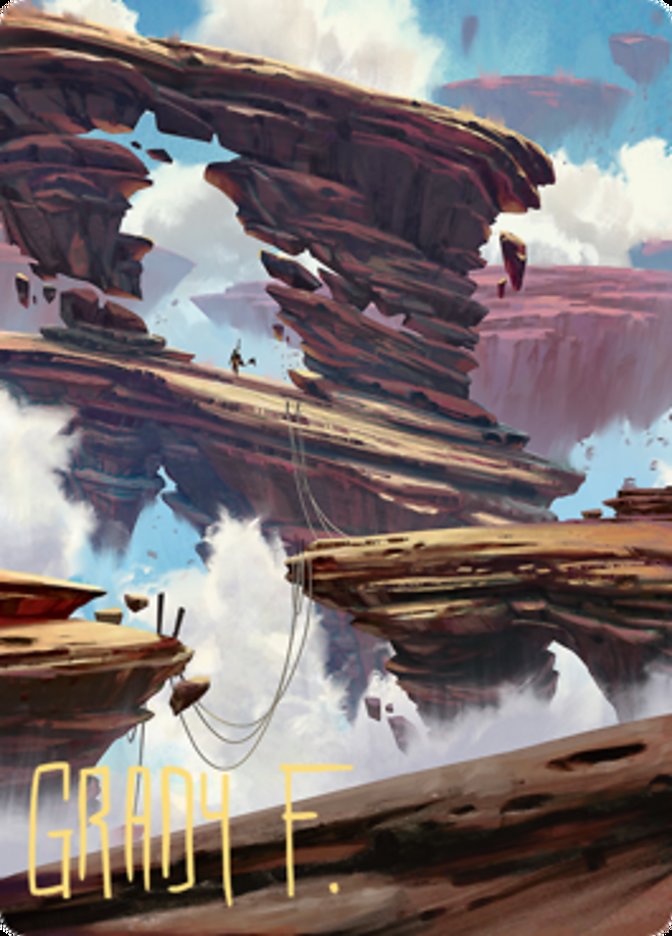 Boulderloft Pathway Art Card (Gold-Stamped Signature) [Zendikar Rising Art Series] | Exor Games Truro
