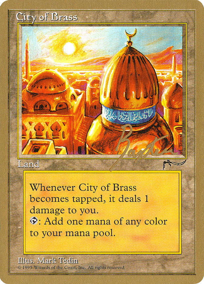 City of Brass (George Baxter) [Pro Tour Collector Set] | Exor Games Truro
