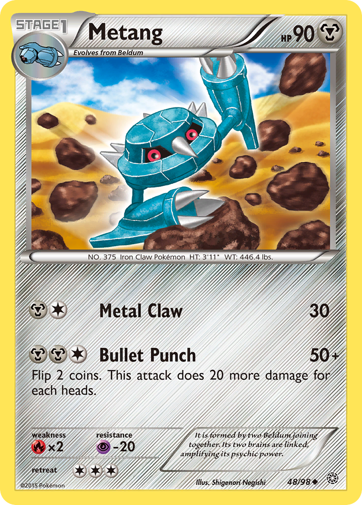 Metang (48/98) [XY: Ancient Origins] | Exor Games Truro