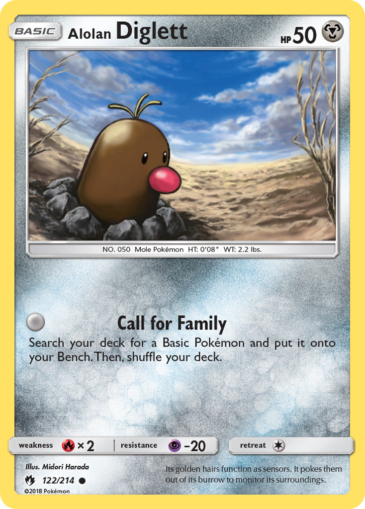 Alolan Diglett (122/214) [Sun & Moon: Lost Thunder] | Exor Games Truro