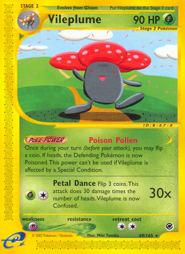 Vileplume (69/165) [Expedition: Base Set] | Exor Games Truro