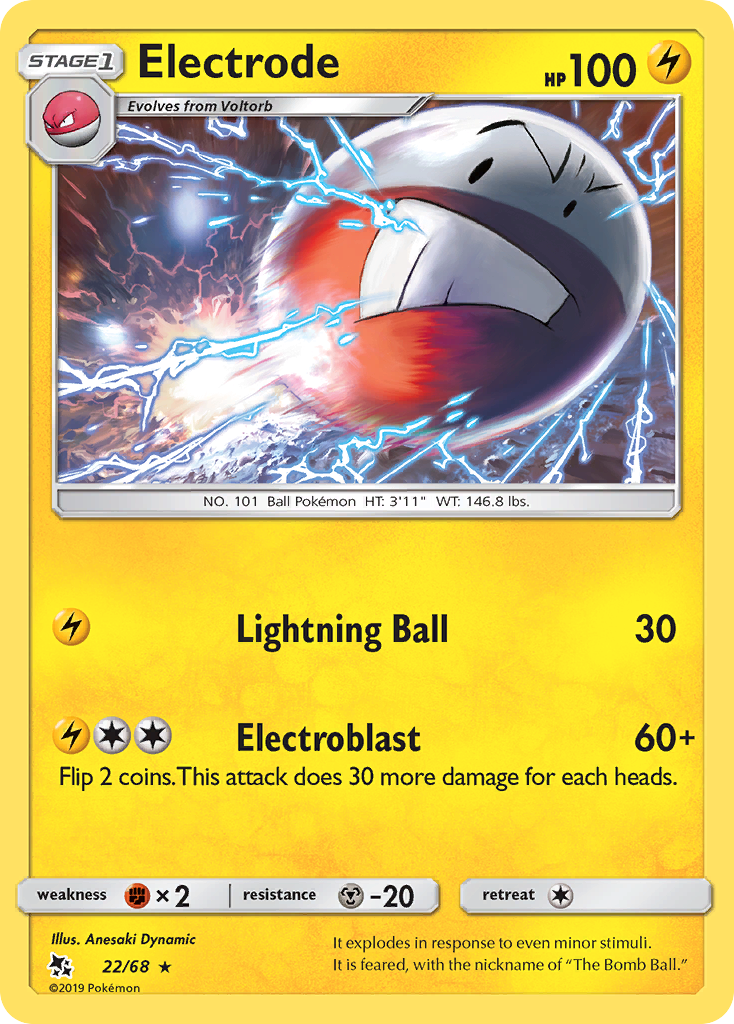 Electrode (22/68) [Sun & Moon: Hidden Fates] | Exor Games Truro