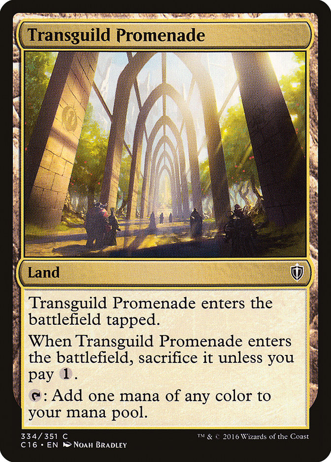 Transguild Promenade [Commander 2016] | Exor Games Truro