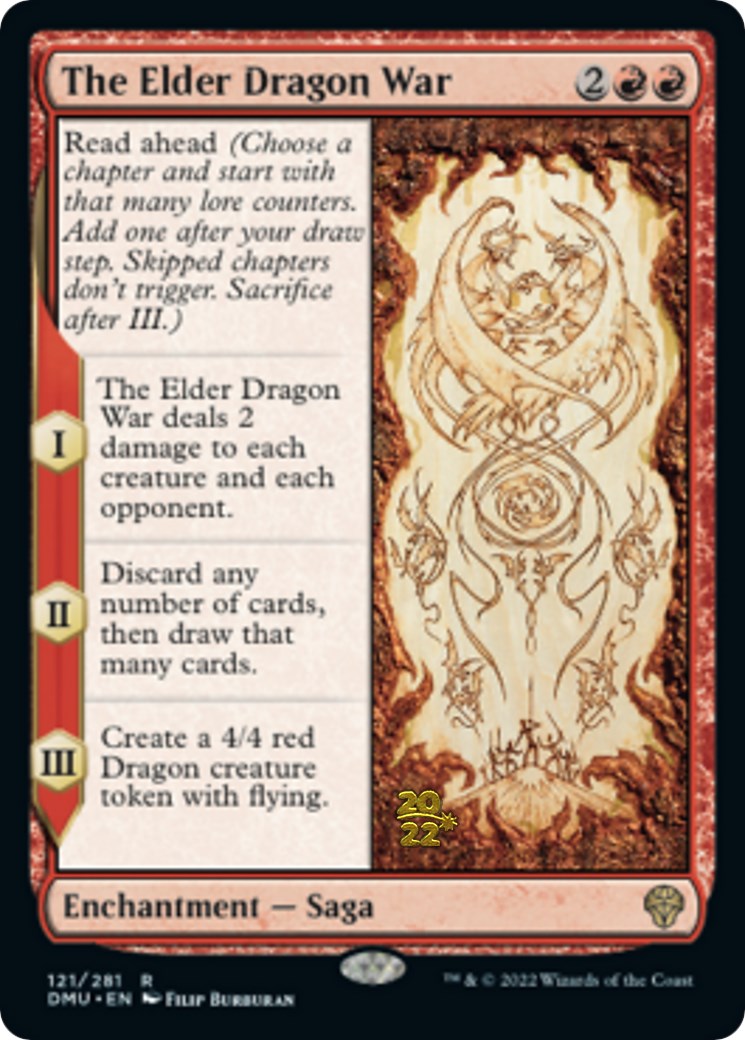 The Elder Dragon War [Dominaria United Prerelease Promos] | Exor Games Truro