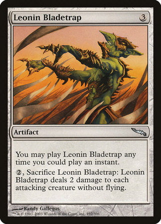 Leonin Bladetrap [Mirrodin] | Exor Games Truro