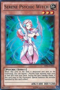 Serene Psychic Witch [AP03-EN004] Super Rare | Exor Games Truro