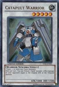 Catapult Warrior [YF02-EN001] Ultra Rare | Exor Games Truro