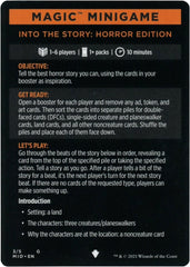 Into the Story: Horror Edition (Magic Minigame) [Innistrad: Midnight Hunt Minigame] | Exor Games Truro