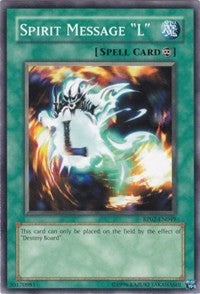 Spirit Message "L" [RP02-EN049] Common | Exor Games Truro