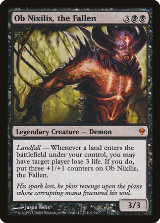 Ob Nixilis, the Fallen [Zendikar] | Exor Games Truro