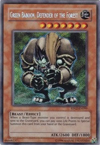 Green Baboon, Defender of the Forest [RP02-EN099] Secret Rare | Exor Games Truro