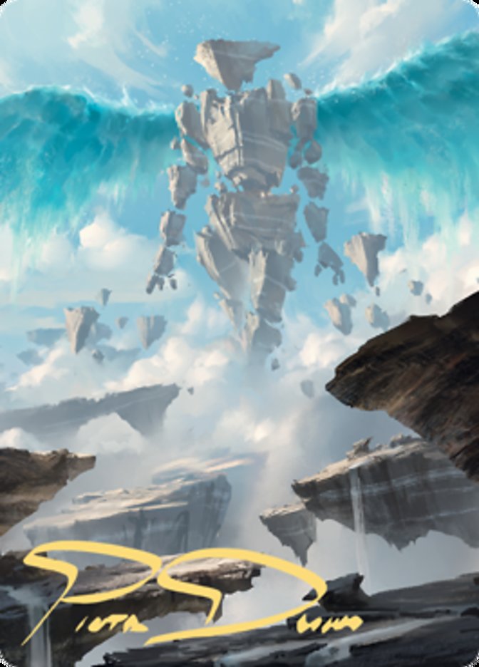 Celestial Colonnade Art Card (Gold-Stamped Signature) [Zendikar Rising Art Series] | Exor Games Truro