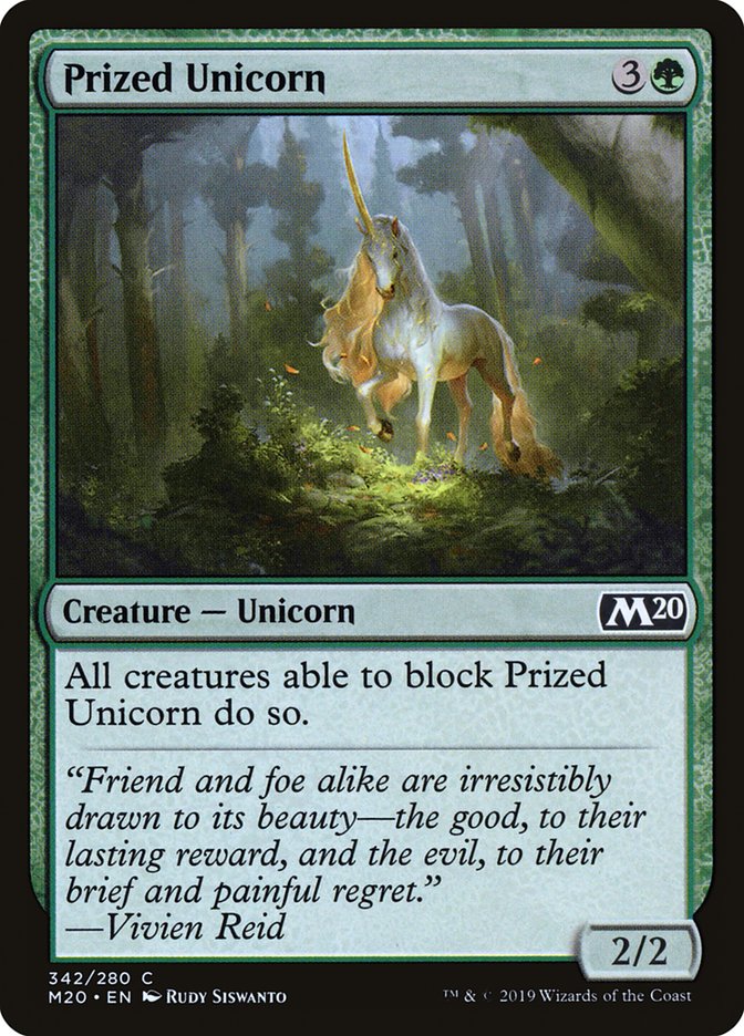 Prized Unicorn [Core Set 2020] | Exor Games Truro