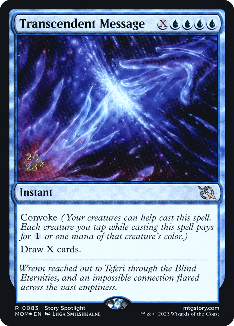 Transcendent Message [March of the Machine Prerelease Promos] | Exor Games Truro