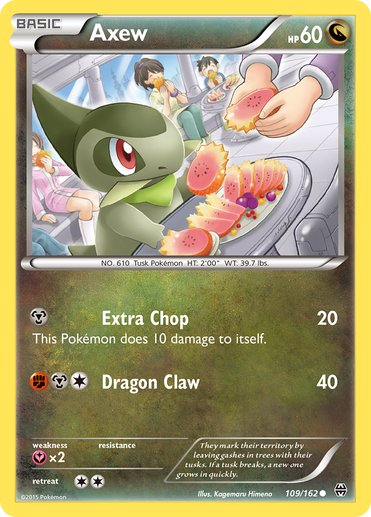 Axew (109/162) [XY: BREAKthrough] | Exor Games Truro