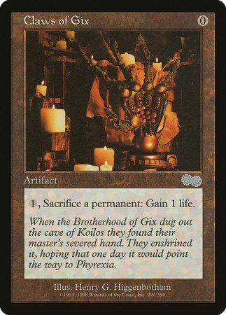 Claws of Gix [Urza's Saga] | Exor Games Truro