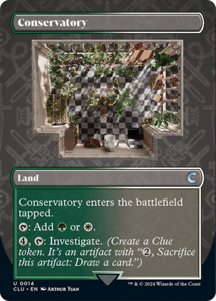 Conservatory (Borderless) [Ravnica: Clue Edition] | Exor Games Truro