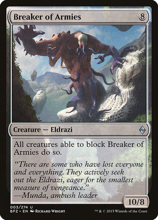 Breaker of Armies [Battle for Zendikar] | Exor Games Truro