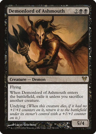 Demonlord of Ashmouth [Avacyn Restored] | Exor Games Truro