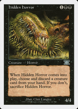 Hidden Horror [Classic Sixth Edition] | Exor Games Truro