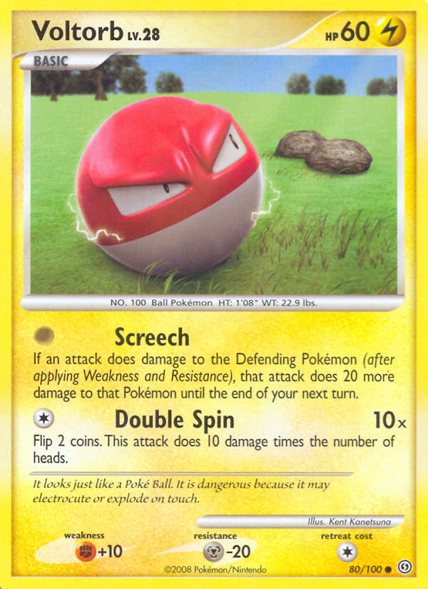 Voltorb (80/100) [Diamond & Pearl: Stormfront] | Exor Games Truro