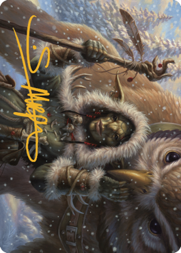 Owlbear Shepherd Art Card (Gold-Stamped Signature) [Commander Legends: Battle for Baldur's Gate Art Series] | Exor Games Truro