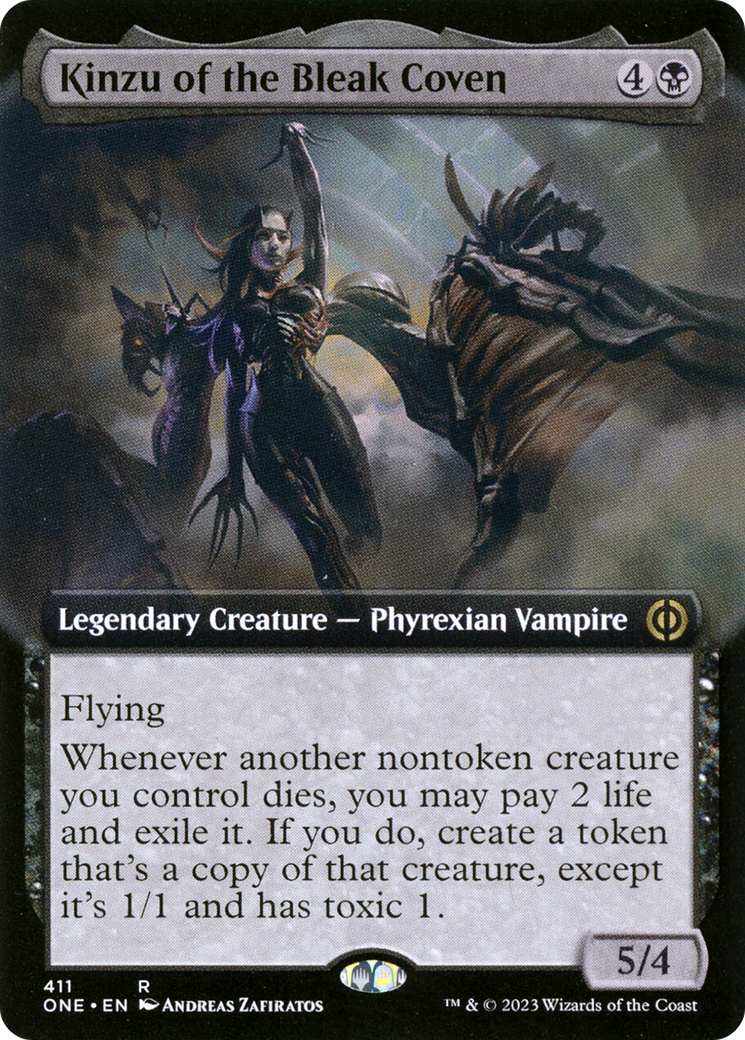 Kinzu of the Bleak Coven (Extended Art) [Phyrexia: All Will Be One] | Exor Games Truro