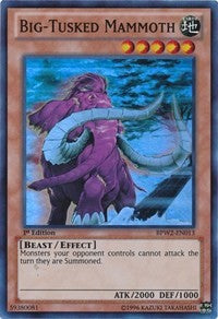 Big-Tusked Mammoth [BPW2-EN013] Super Rare | Exor Games Truro