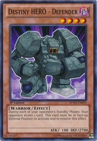 Destiny Hero - Defender [BPW2-EN019] Common | Exor Games Truro