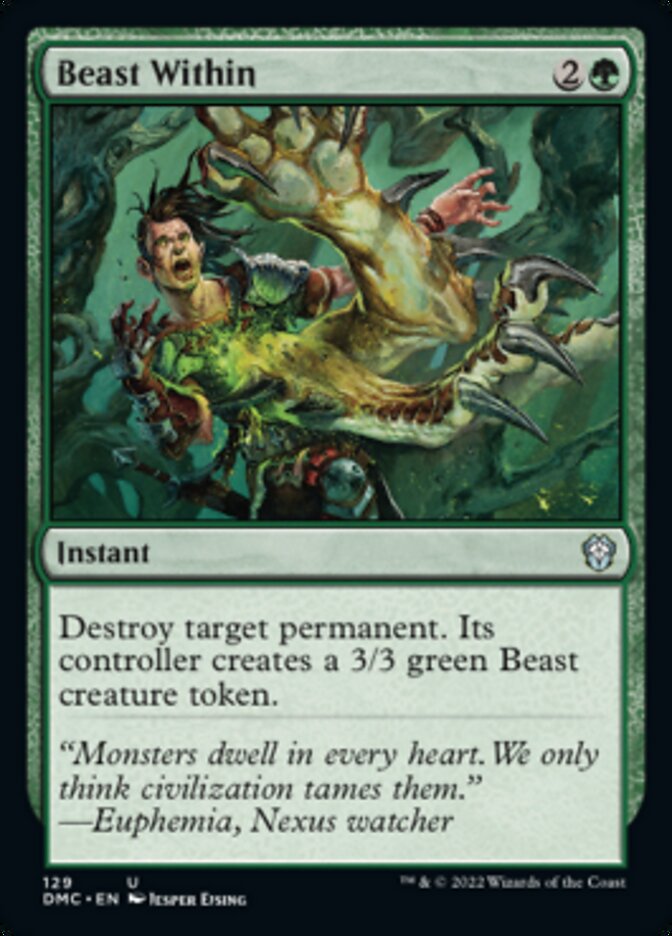 Beast Within [Dominaria United Commander] | Exor Games Truro