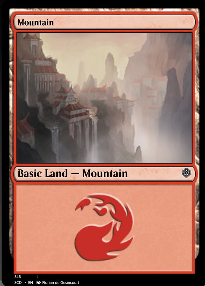 Mountain (346) [Starter Commander Decks] | Exor Games Truro