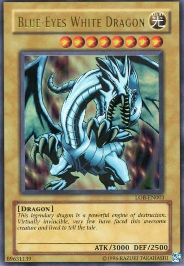 Blue-Eyes White Dragon [LOB-EN001] Ultra Rare | Exor Games Truro