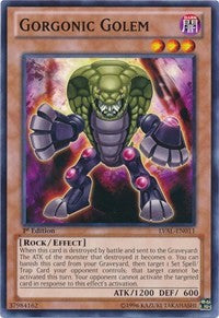 Gorgonic Golem [LVAL-EN011] Common | Exor Games Truro