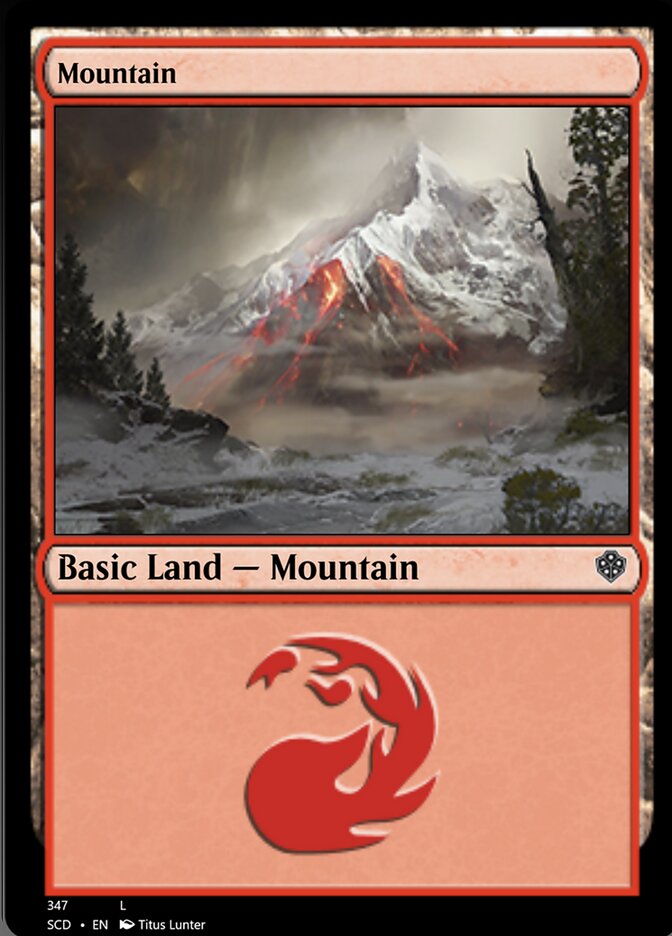 Mountain (347) [Starter Commander Decks] | Exor Games Truro