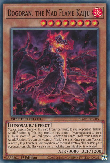 Dogoran, the Mad Flame Kaiju [SGX2-ENC08] Common | Exor Games Truro