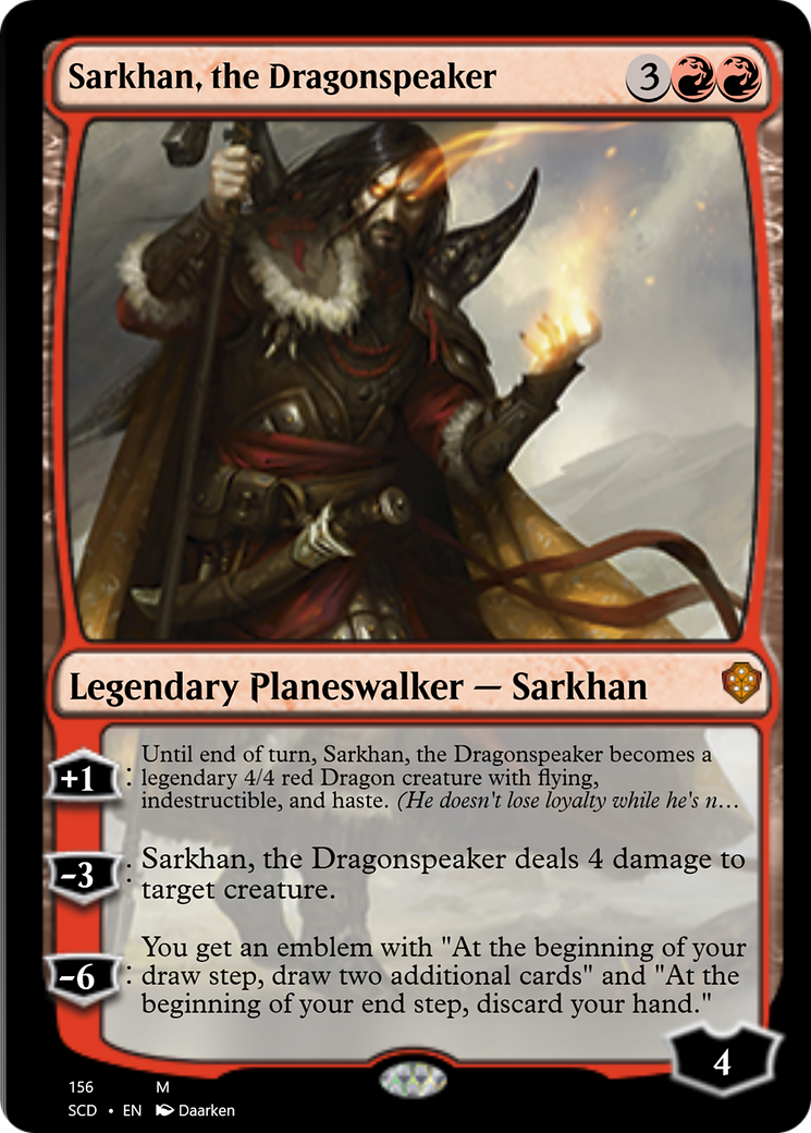 Sarkhan, the Dragonspeaker [Starter Commander Decks] | Exor Games Truro