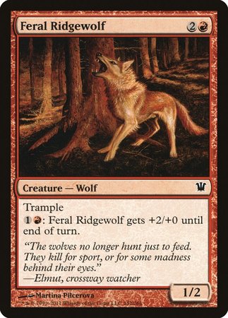 Feral Ridgewolf [Innistrad] | Exor Games Truro