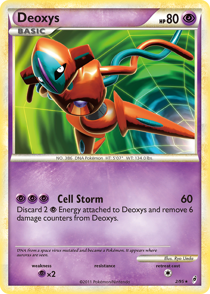 Deoxys (2/95) [HeartGold & SoulSilver: Call of Legends] | Exor Games Truro